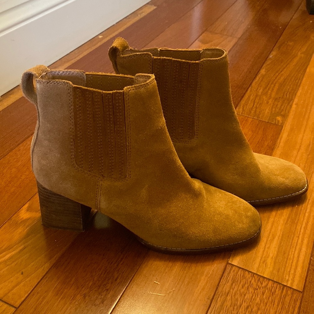 Madewell heeled booties - size 9